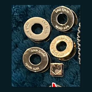 Authentic Kate Spade Vintage Grommets and Charm